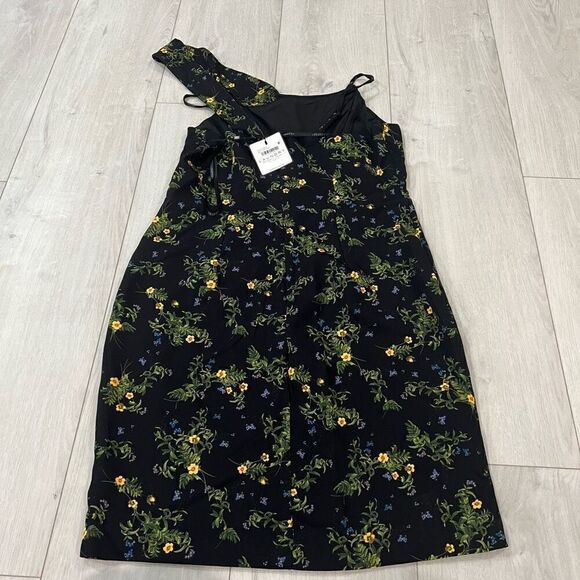 Laundry by Shelli Segal Womens Floral Print Mini Sheath Dress size 14 - Picture 2 of 5